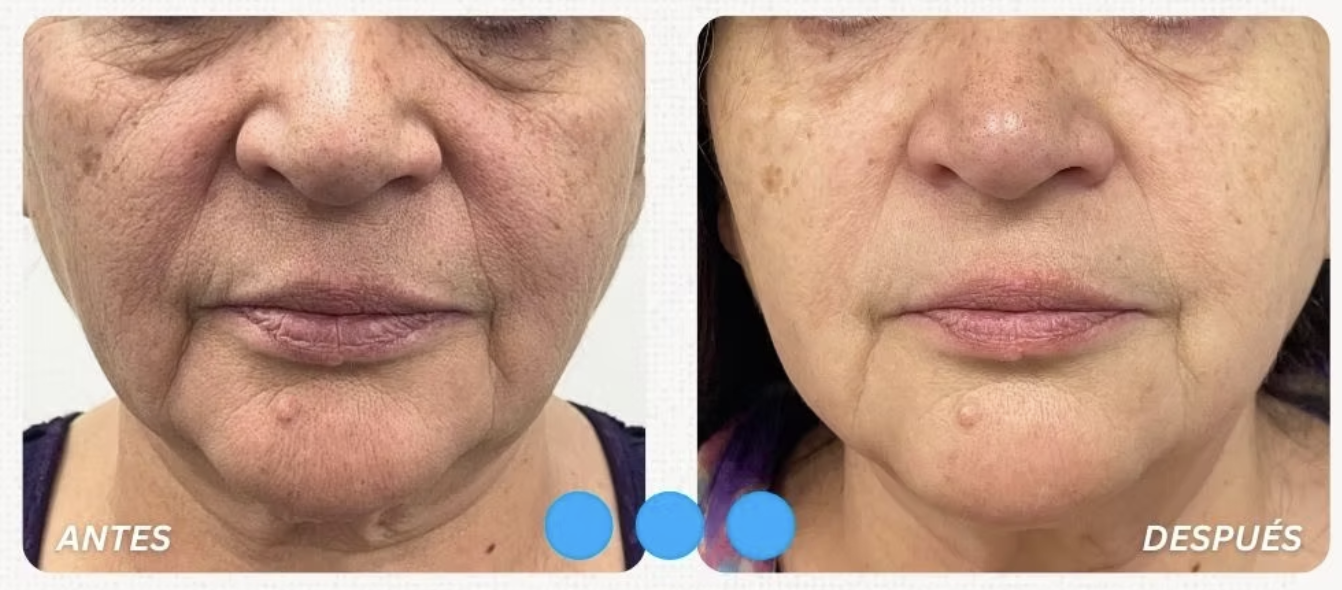 Antes y Despues HIFU Liftera Caso 1